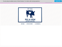 Tablet Screenshot of pigandhen.com